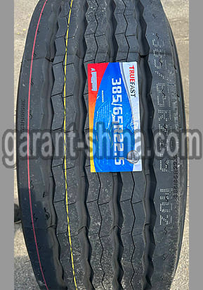 Truefast TF168 (прицепная) 385/65 R22.5 160K 20PR - Фото реального протектора с этикеткой